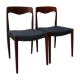 Pair of Scandinavian chairs Niels Otto Moller