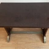 Bistro table in wood formica and zinc 1930s