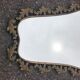 Vintage mirror with brass rim - 70x40cm
