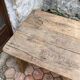 Old farmhouse table made of solid wood