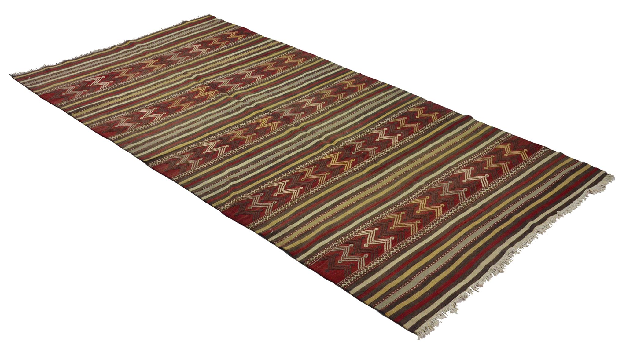 Anatolian handmade kilim rug 300 cm x 150 cm