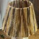 Stoneware lamp, wool lampshade