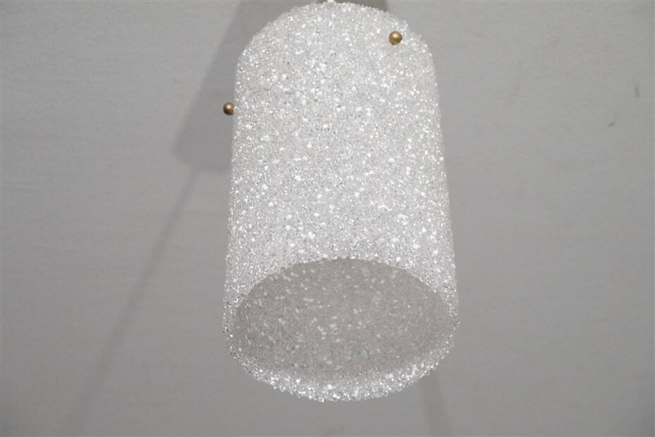 Vintage perspex pendant light 1960