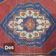 Turkish YAHYALI vintage anatomy rug made of handmade wool - 131 x 227