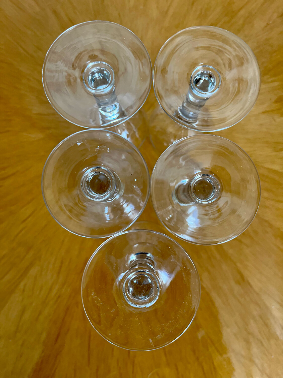 Vintage liqueur wine glasses 1960