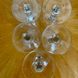 Vintage liqueur wine glasses 1960