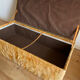 Banc pouf coffre en cuir patchwork  De Sède