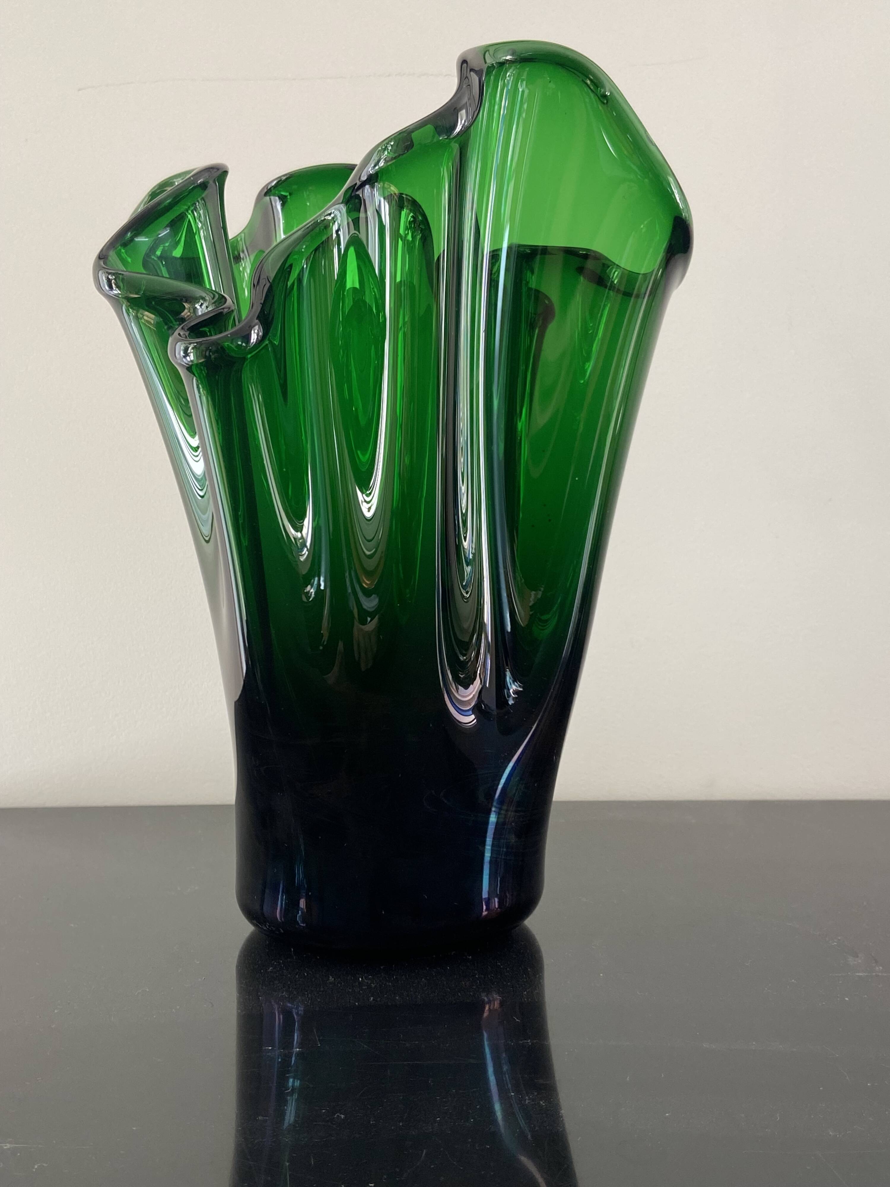 Murano vase "fazzoletto"