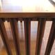 Revolving cherry bookcase