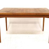 Teak “portfolio” dining room table, Sweden, 1960s