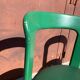 6 Bruno Rey Kush & co Green Stackable Chairs Circa 1970
