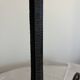 Art deco chandelier signed noverdy france - wrought iron and marbled glass