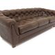 Vintage "Chesterfield" leather sofa, Sweden, 1970s