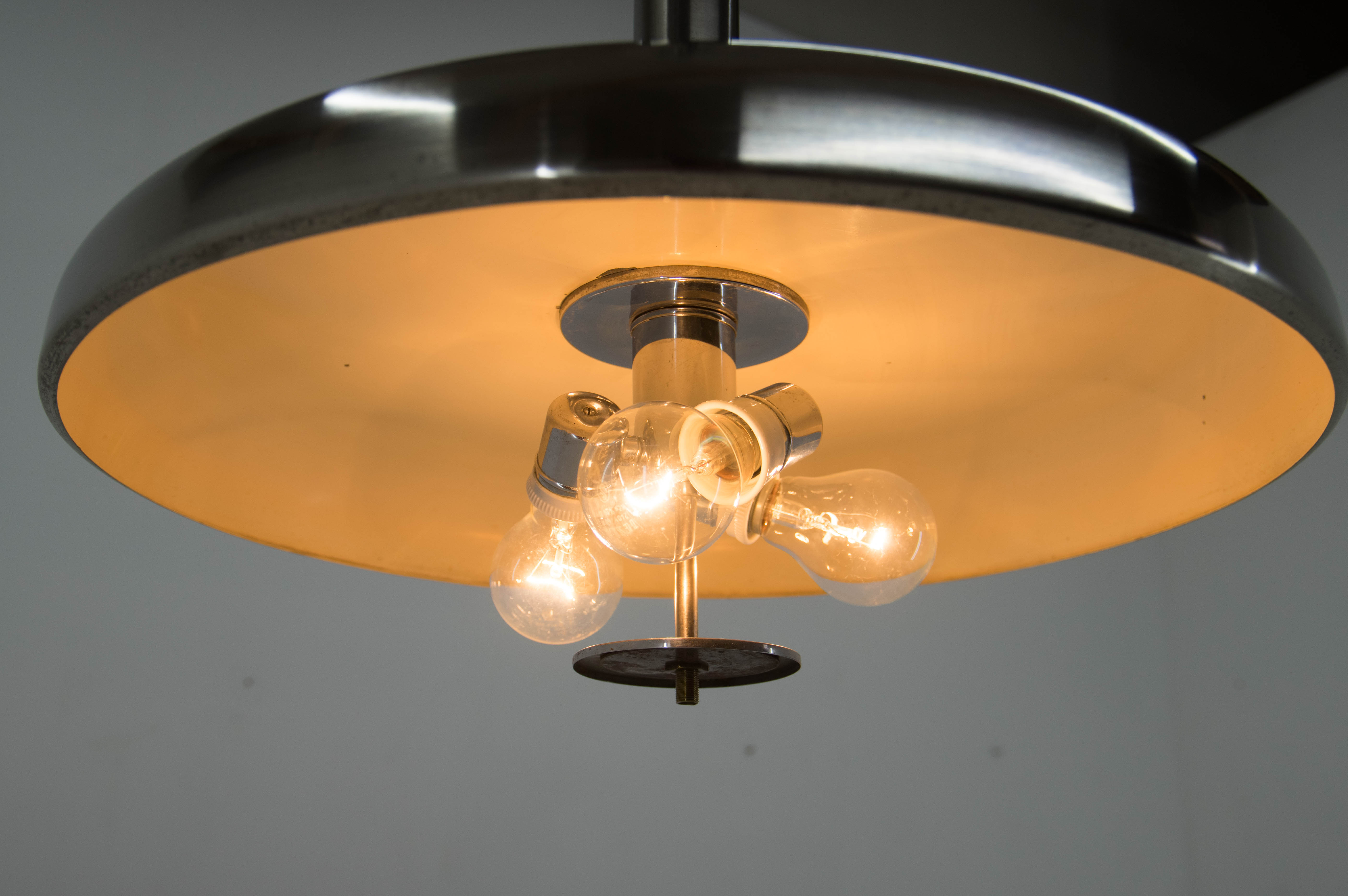 Ultra Rare Bauhaus Chandelier by IAS, 1930s