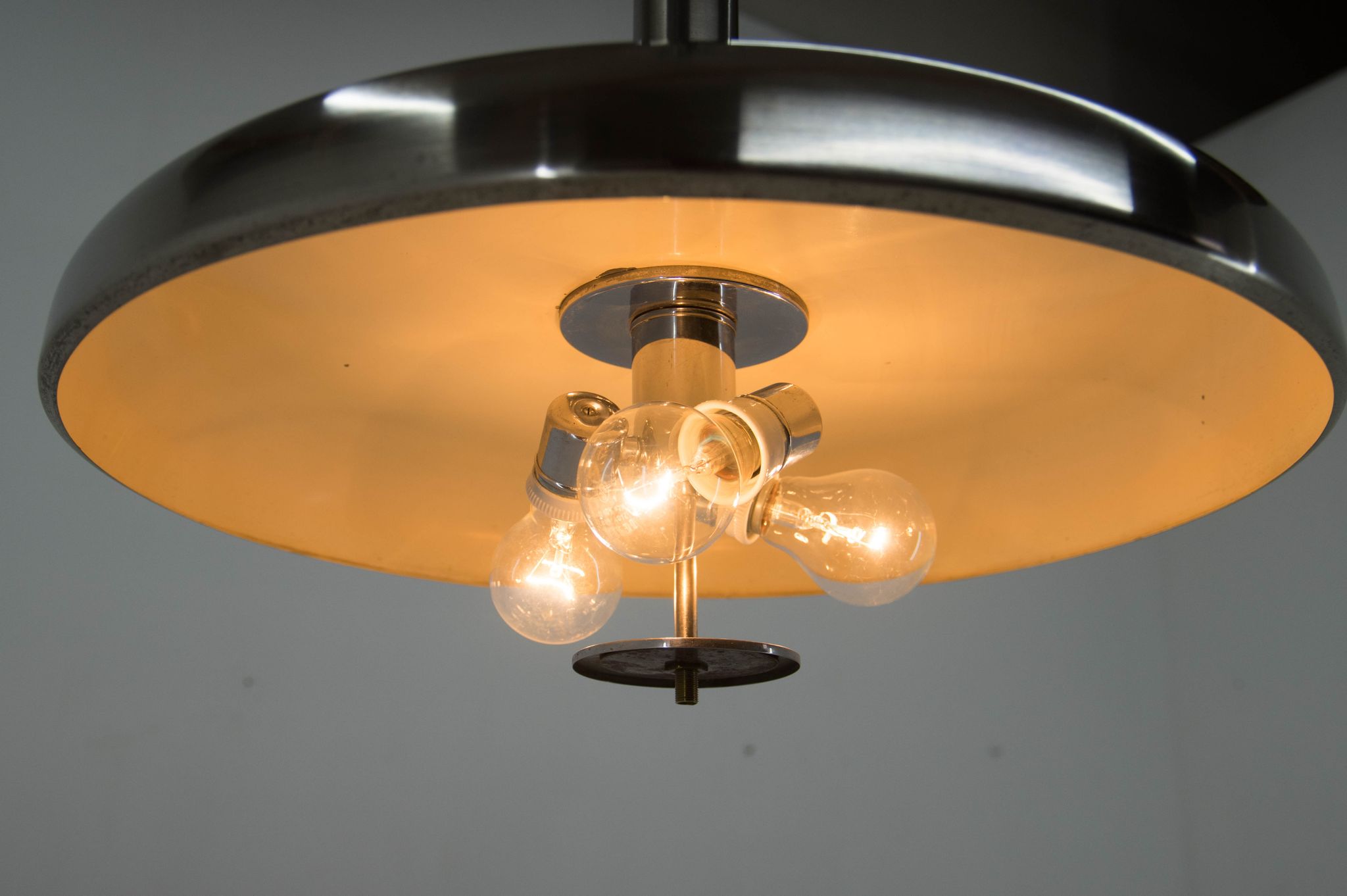 Ultra Rare Bauhaus Chandelier by IAS, 1930s