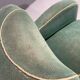 Fauteuil Art déco danois en mohair vert, années 1930-1940