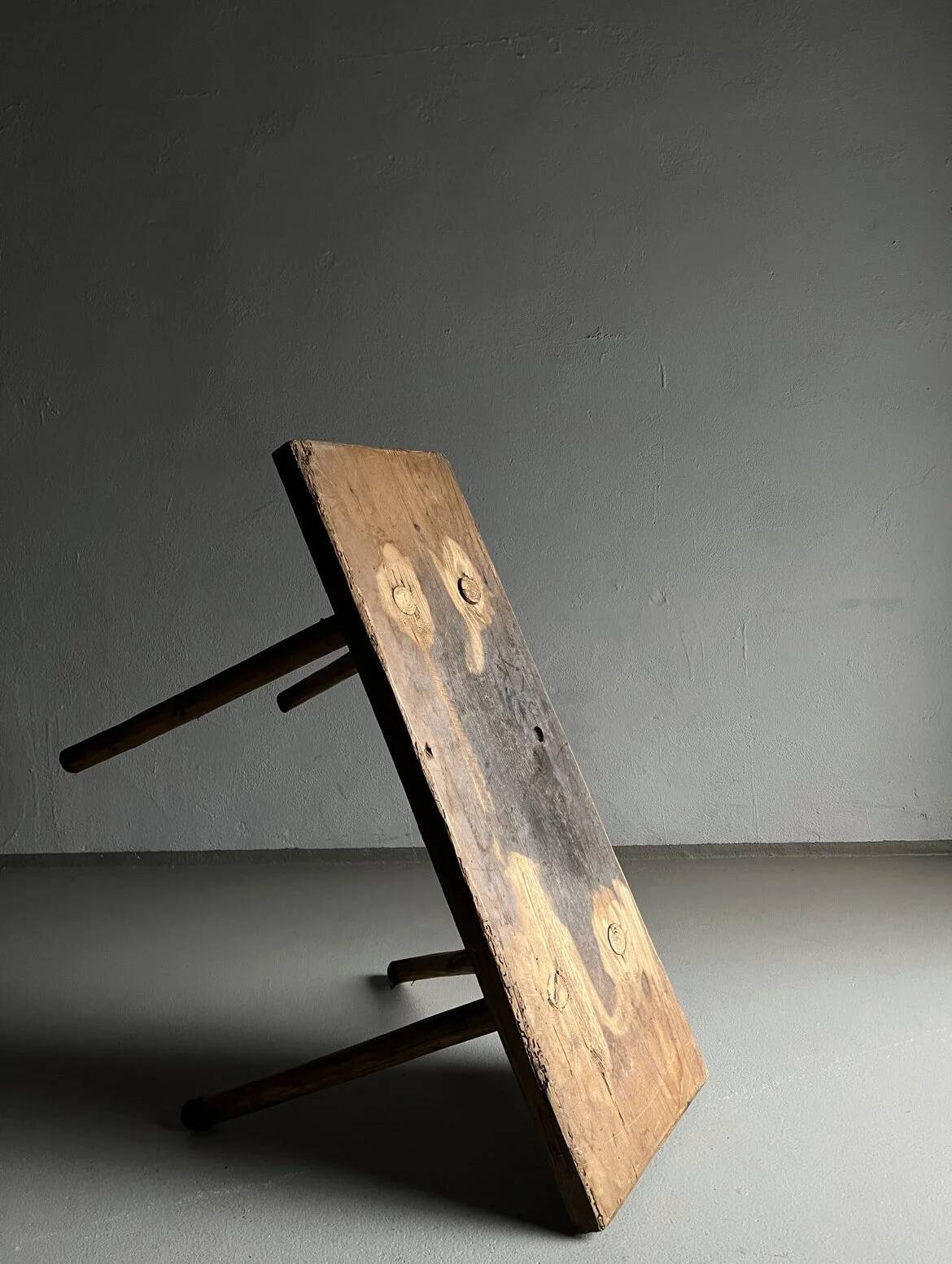 Primitive side table bench | Belgium | 1900s