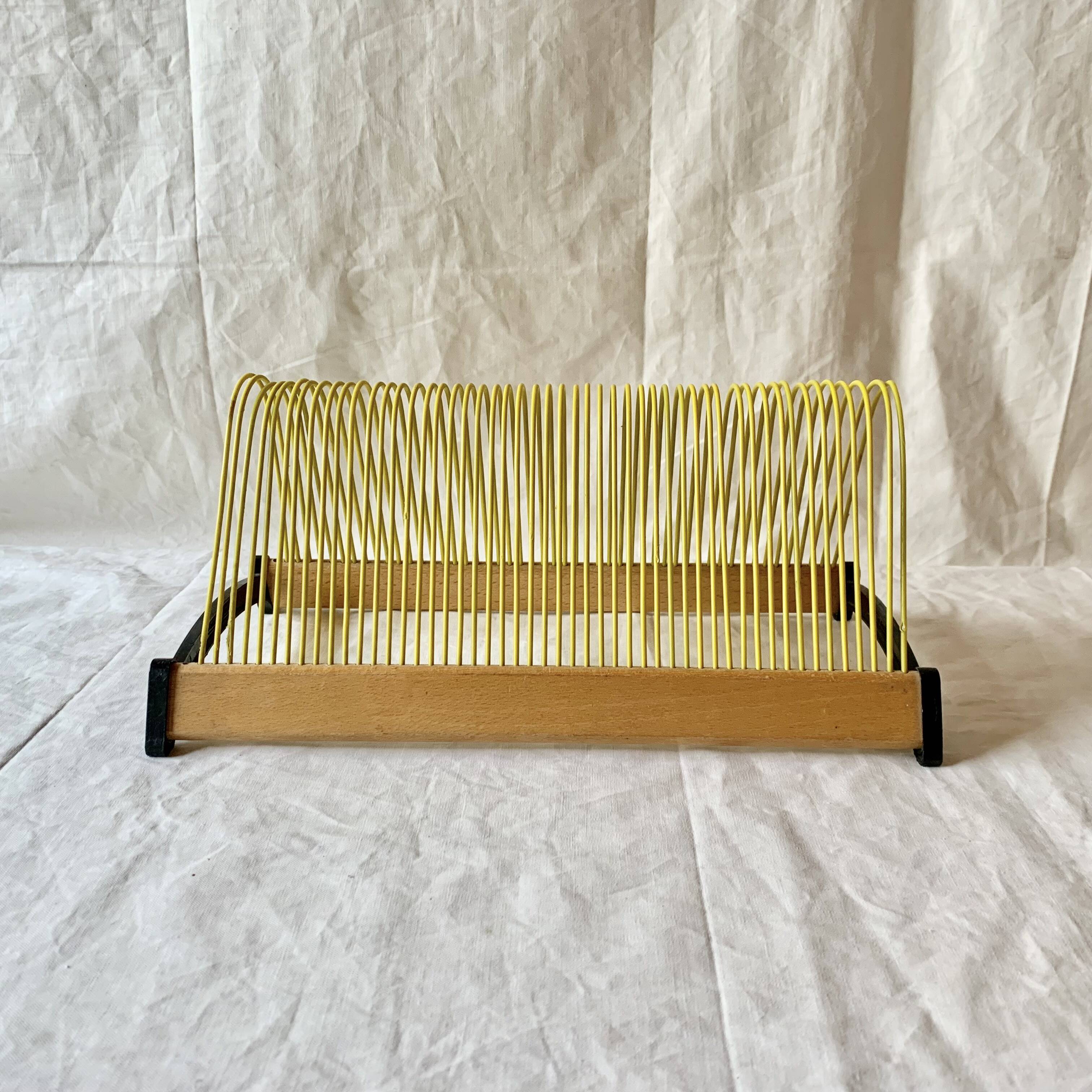 Plattofix vintage record holder for 50 vinyls