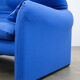 Maralunga sofa blue
