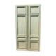 Double passage doors has four molded panels XX century