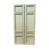 Double passage doors has four molded panels XX century
