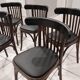 Set of 6 bistro chairs from the 1970s