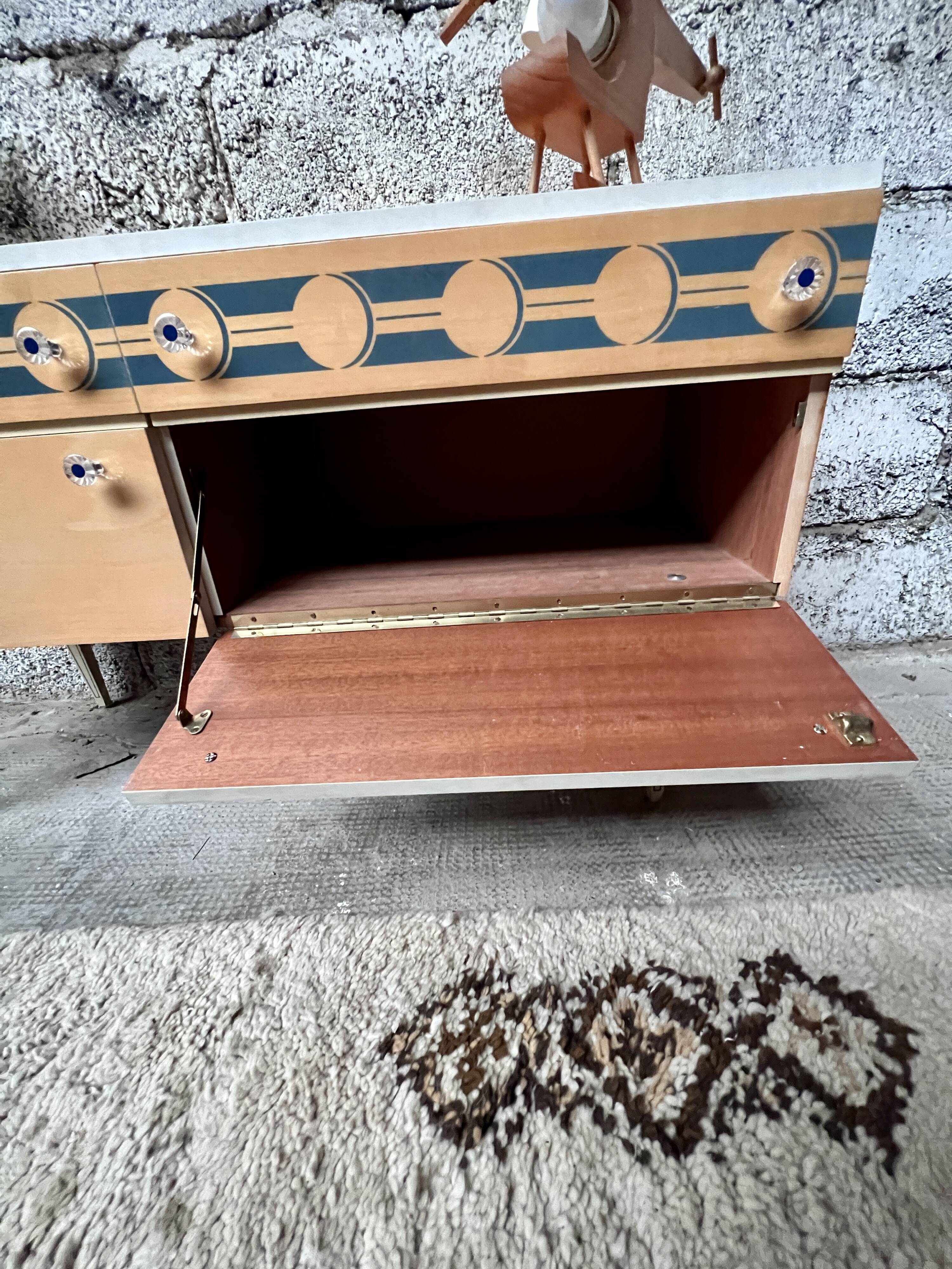 Sideboard - tv / hifi unit - vintage - 50/60
