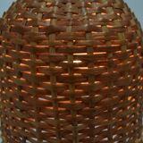 Mid-Century  Wicker Pendant from Uluv, 1960´s