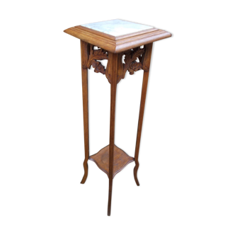 Marble wood sellette