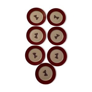 7 assiettes Dior