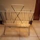 Vintage scoubidou and metal magazine holder