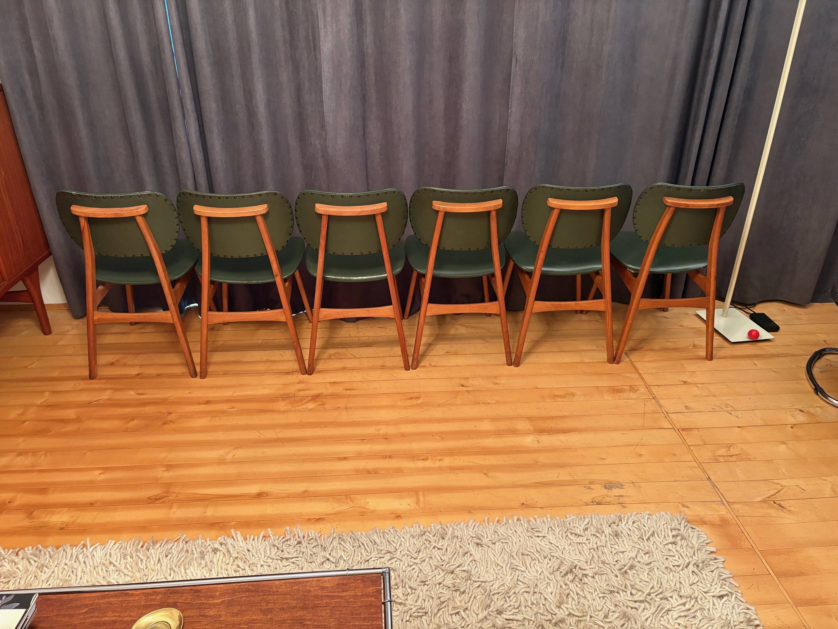 Set of six chairs, 1960s