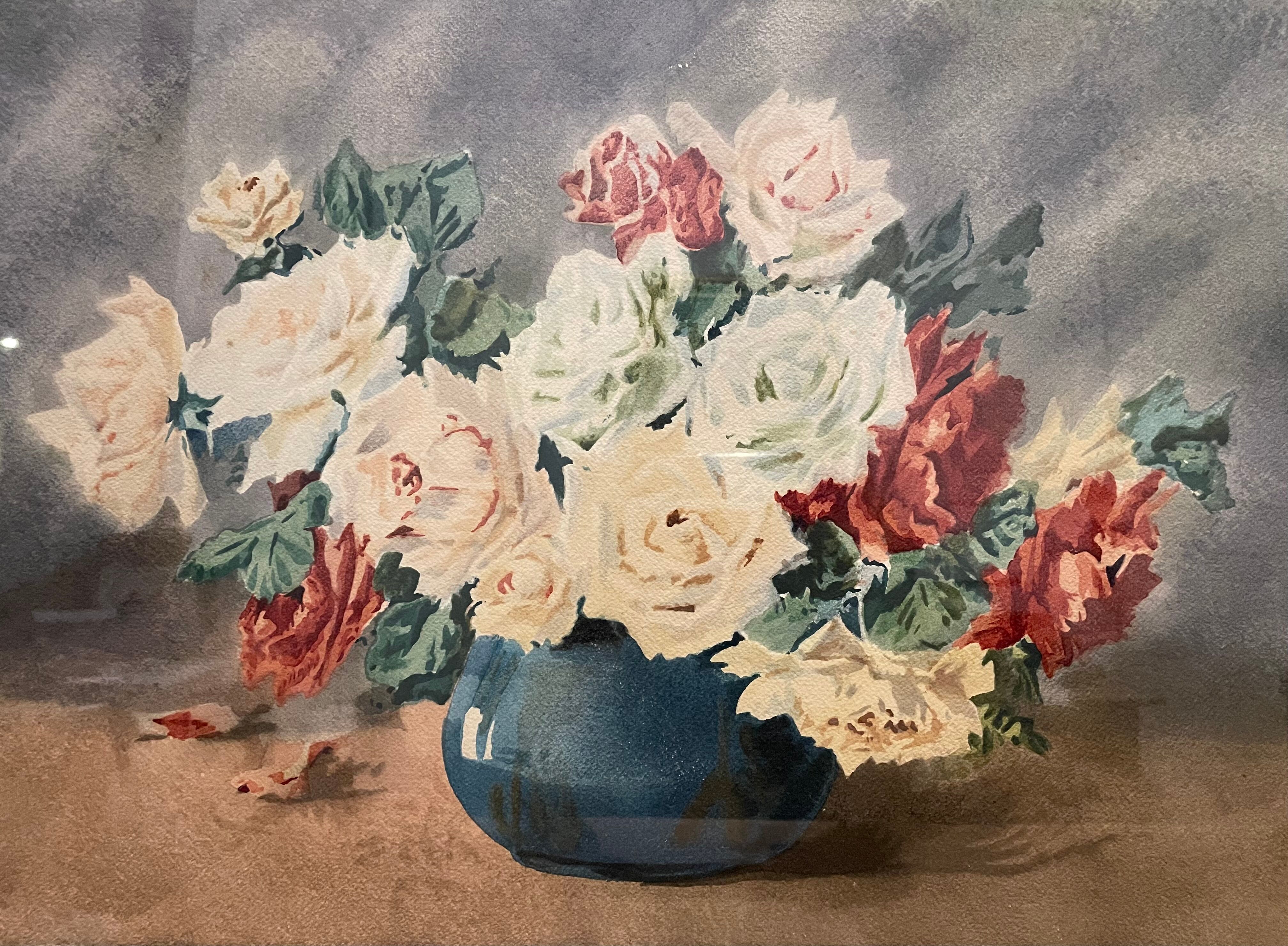 Old still life painting