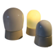 three wall sconces/ceiling lights, 1950s. Glass and Bakelite