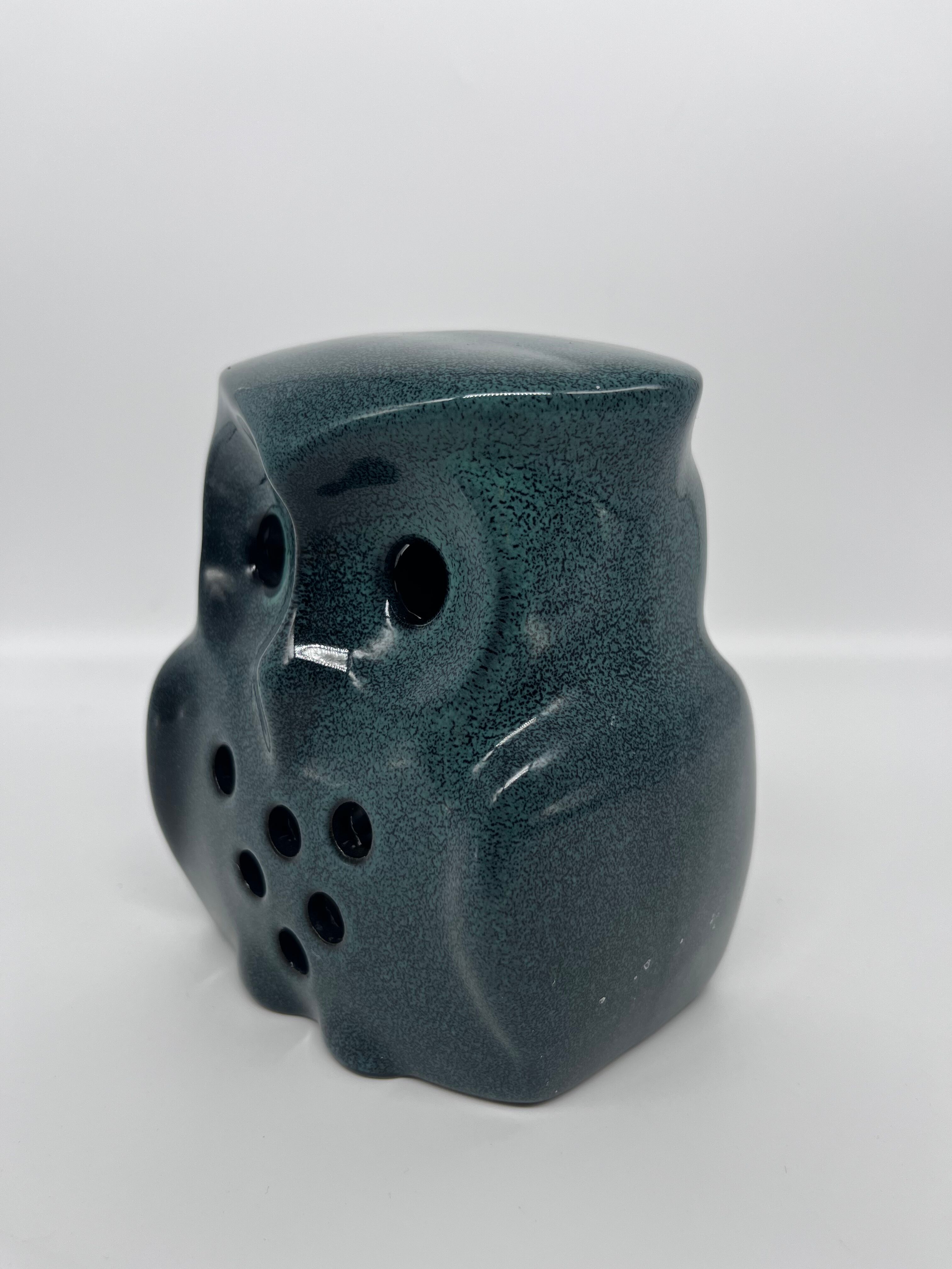 Bougeoir hibou en céramique