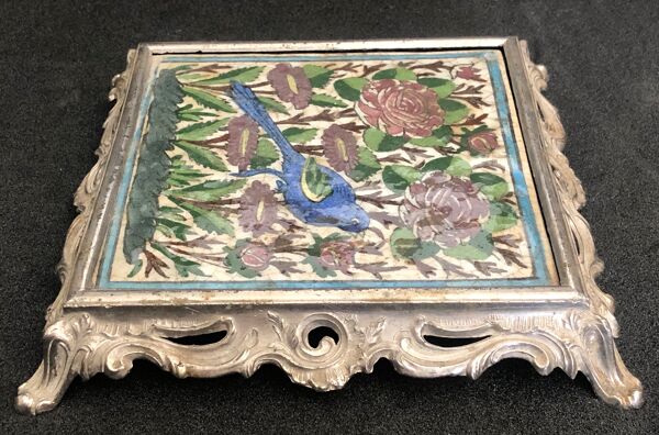 Dessous de plat carreau céramique XIXème