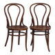 Pair of antique Viennese chairs (c. 1920). Set of 2, no. 2