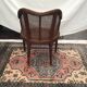 Mid-18th century caned office chair