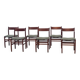 Ensemble de six élégantes chaises de salle à manger italiennes