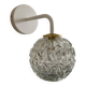 Wall lamp with vintage globe