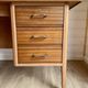 Vintage Mid-Century brass sabot ministerial/management desk