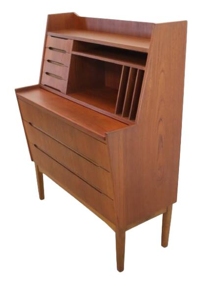 Deens design teak mid century  Secretaire 'Gilleleje'
