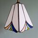 Stained glass pendant light, Tiffany style
