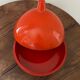 Vintage design 60s small round orange box