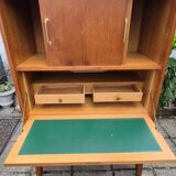 Oak secretary desk, 1960