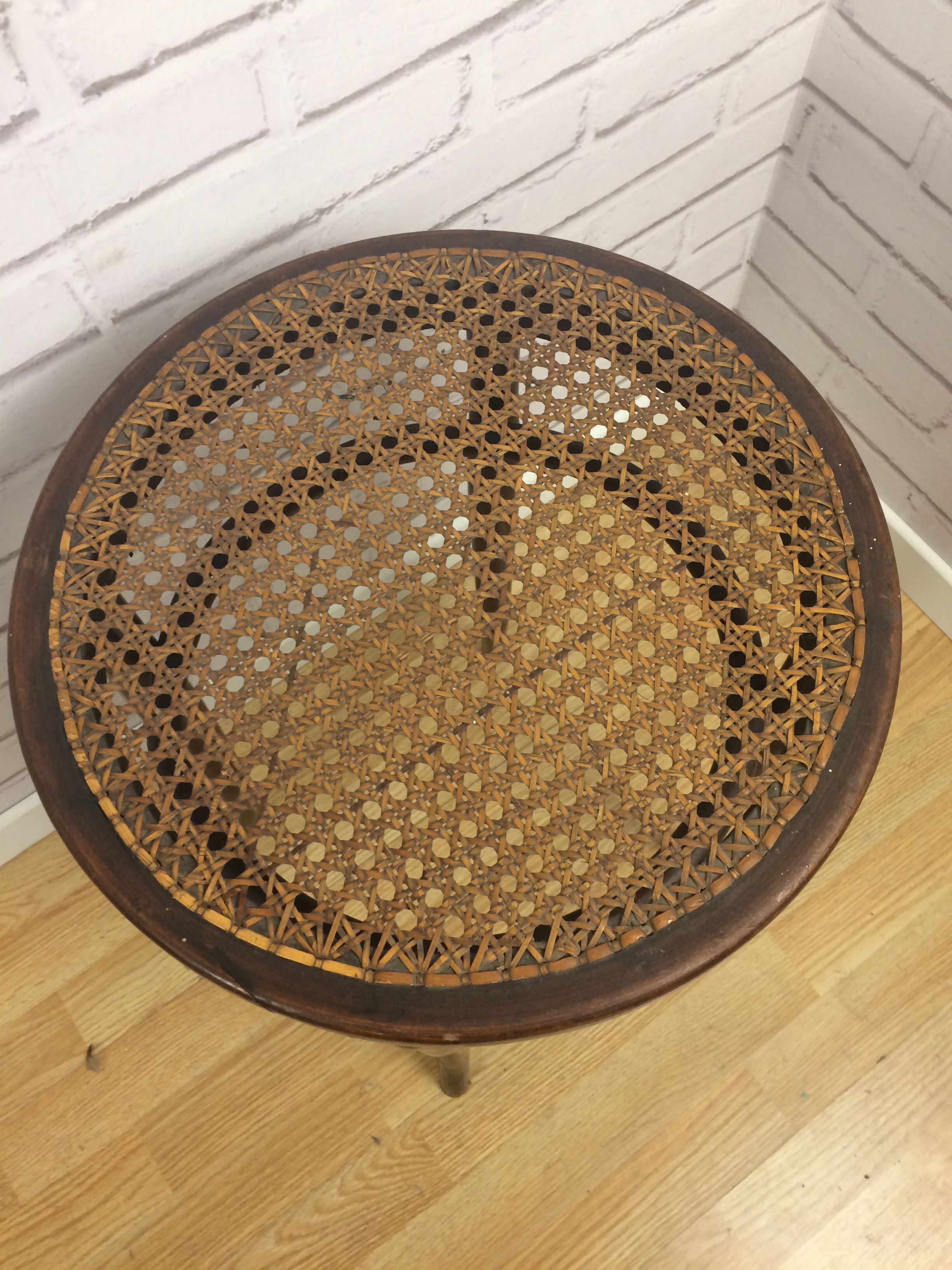 Wooden high stool