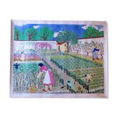 Affiche armand colin n°8 : au jardin potager