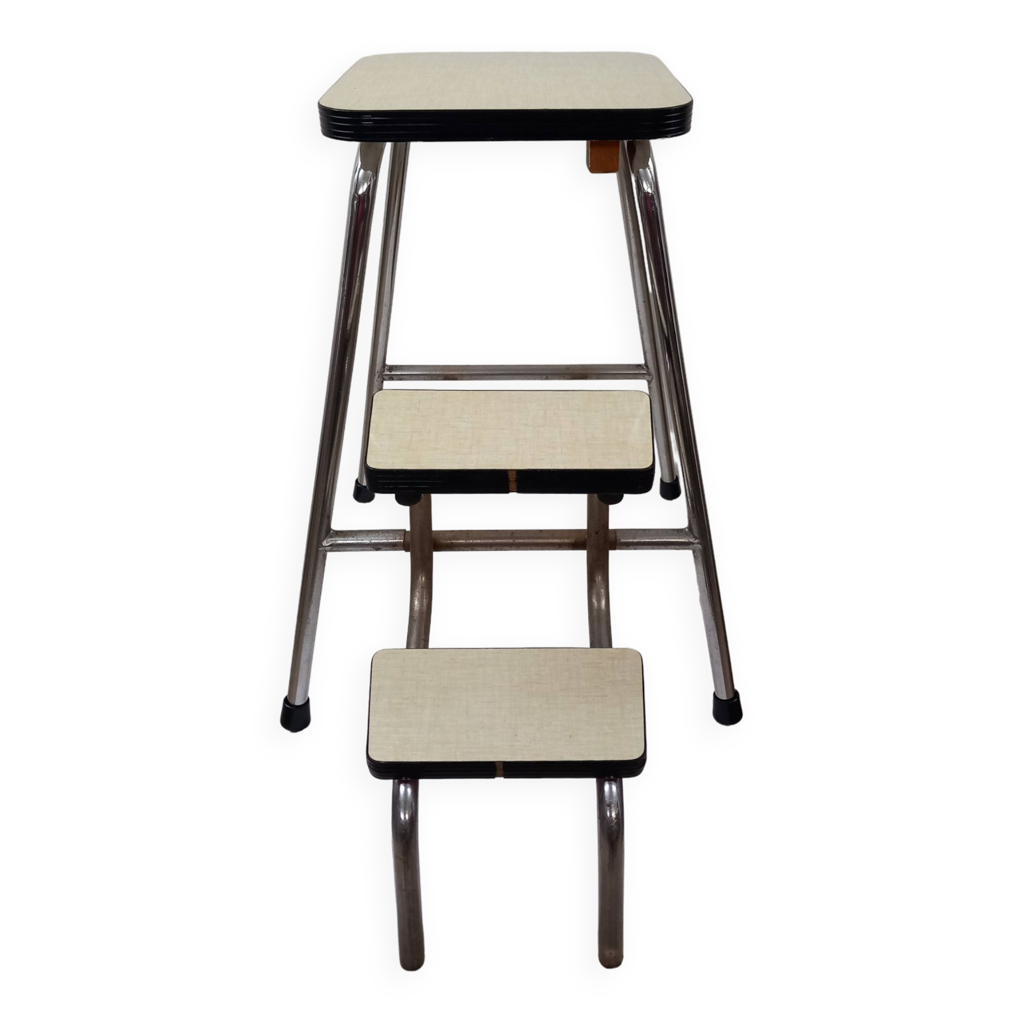 Formica step stool, vintage.