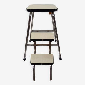 Formica step stool, vintage.
