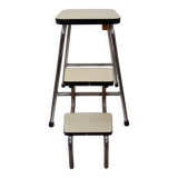 Formica step stool, vintage.